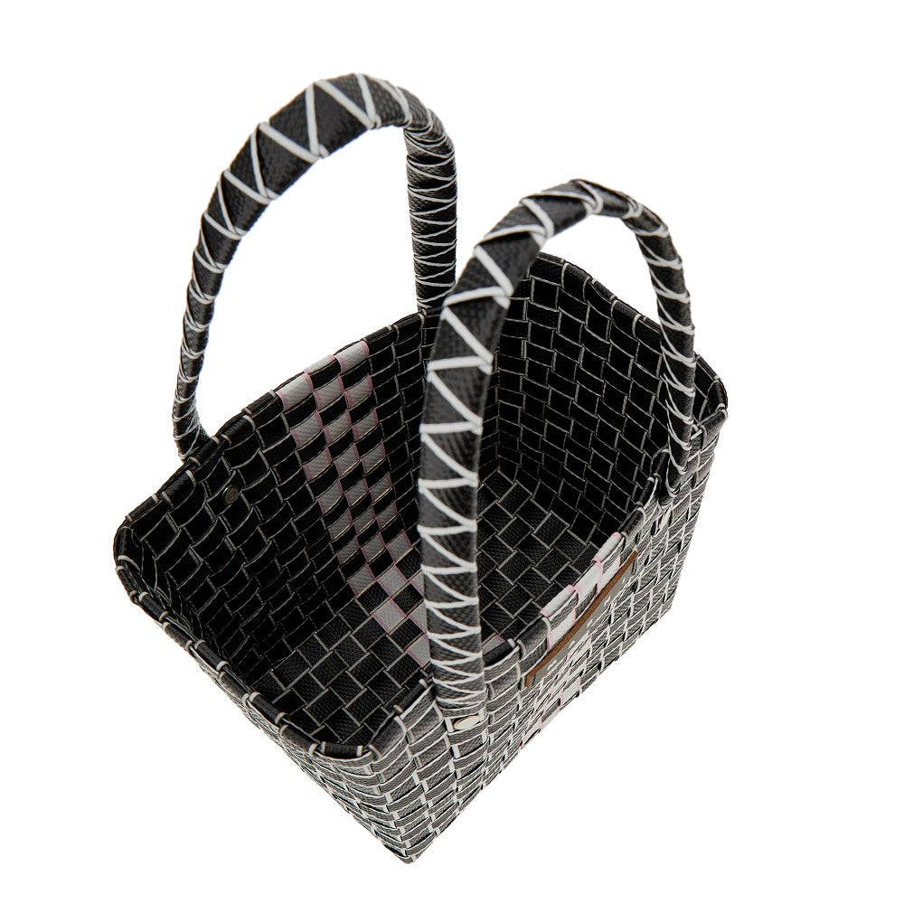 Woven basket bag