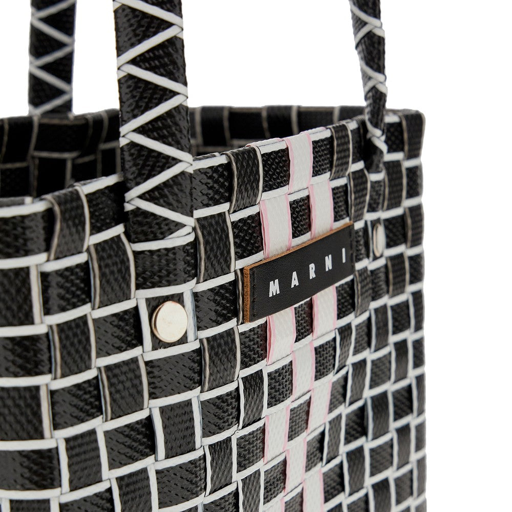 Woven basket bag