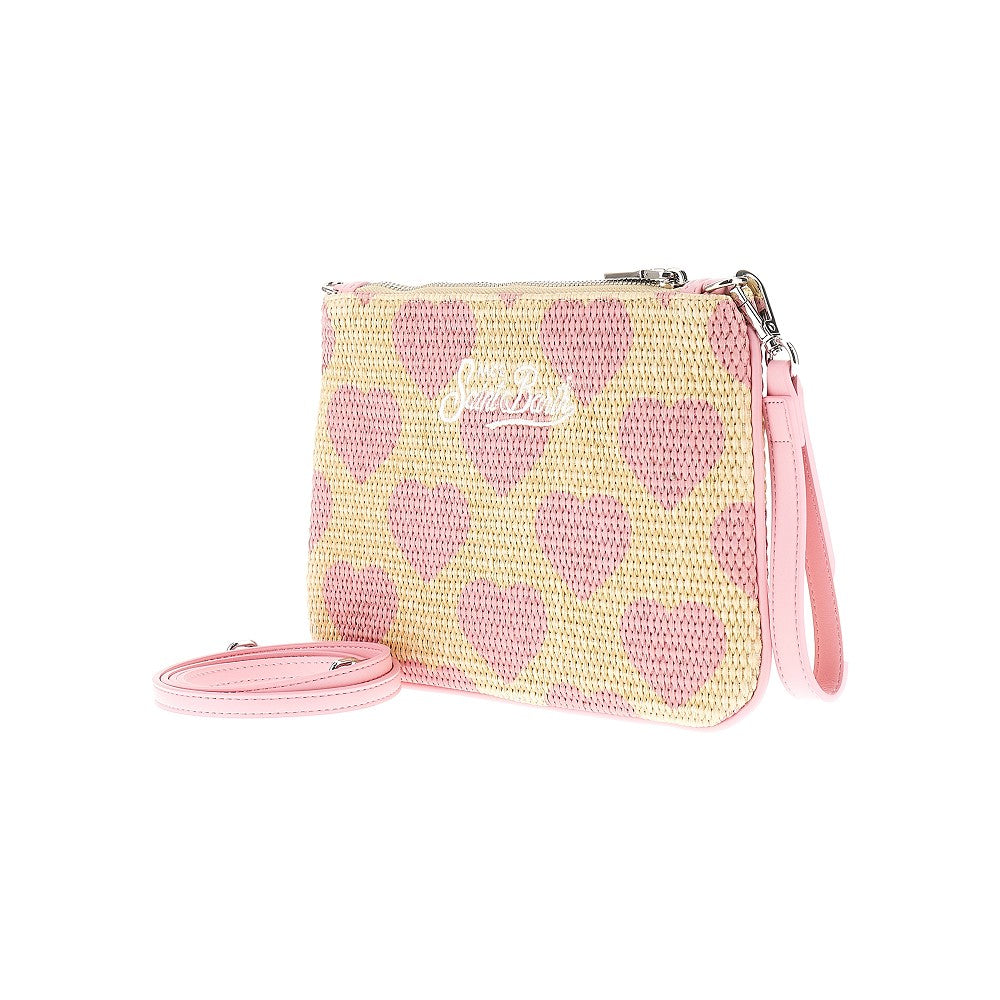 'Parisienne' raphia pouch