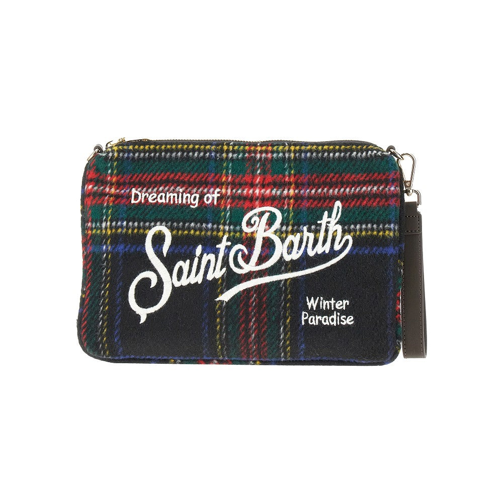 'Parisienne' check pouch