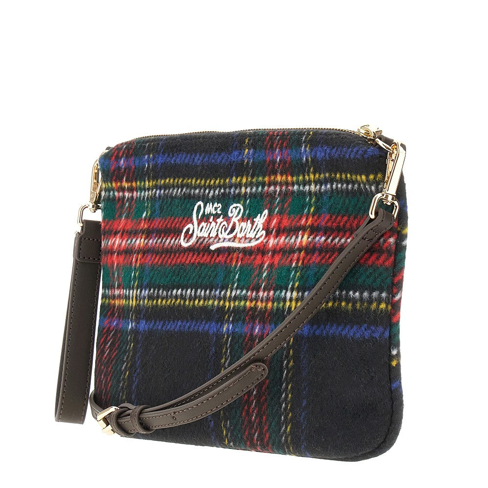 'Parisienne' check pouch