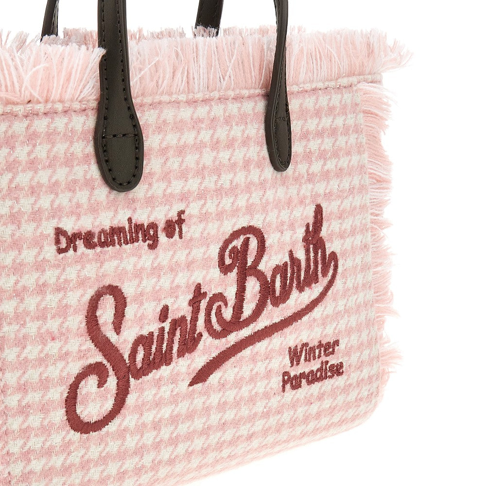 Houndstooth mini 'Vanity' bag