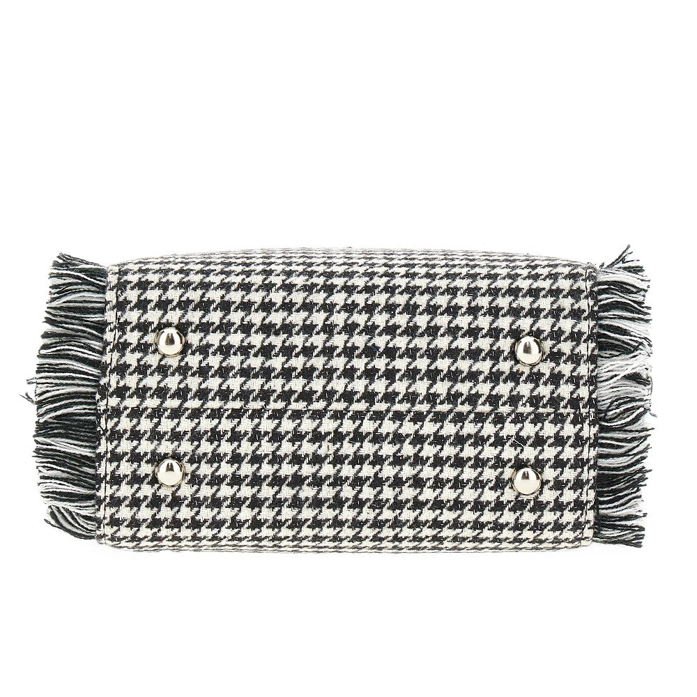Borsa 'Vanity' mini in Pied de Poule