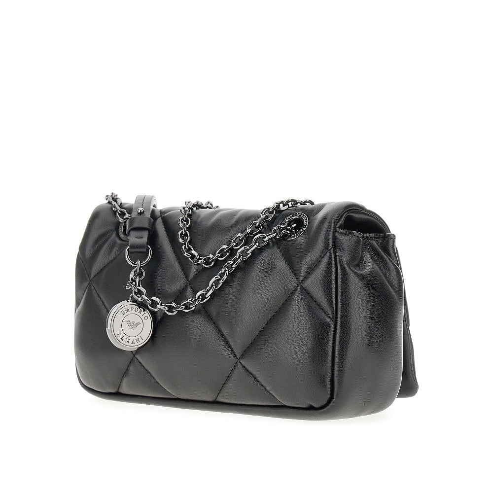 Mini bag in finta nappa trapuntata
