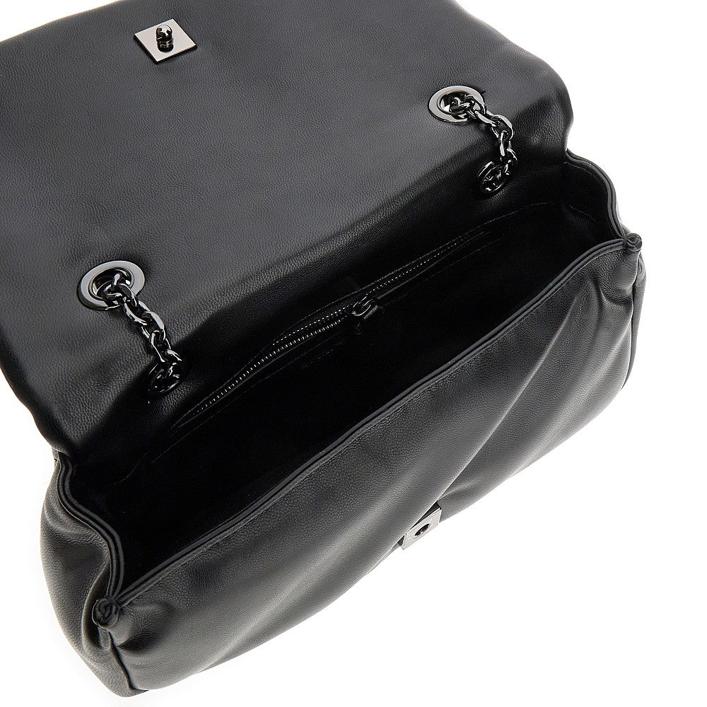 Mini bag in finta nappa trapuntata