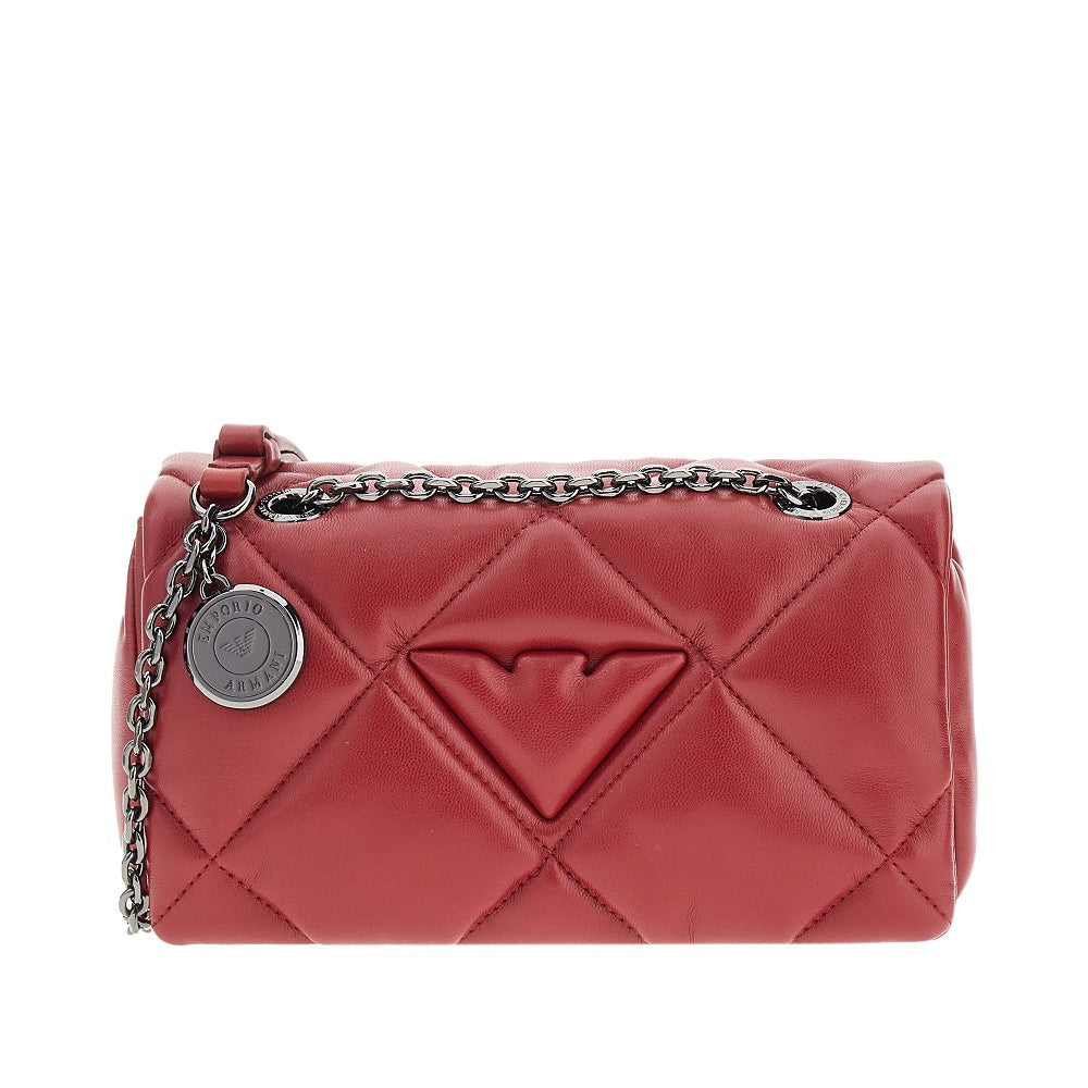 Mini bag in finta nappa trapuntata
