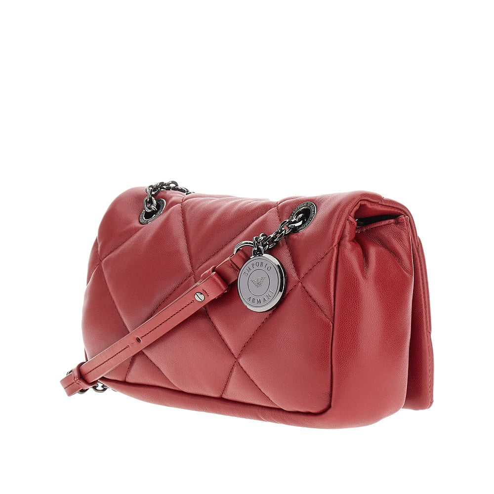 Mini bag in finta nappa trapuntata