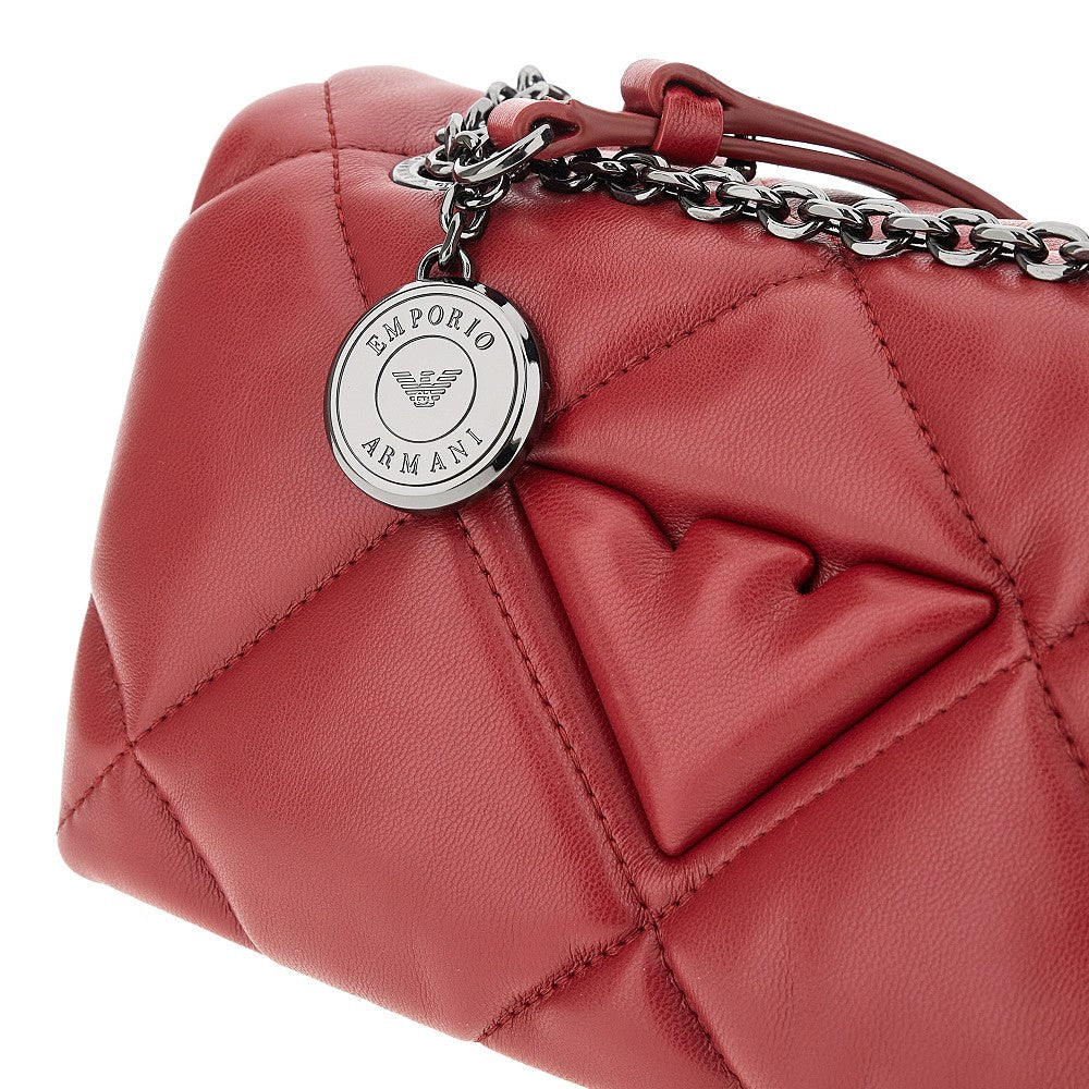 Mini bag in finta nappa trapuntata