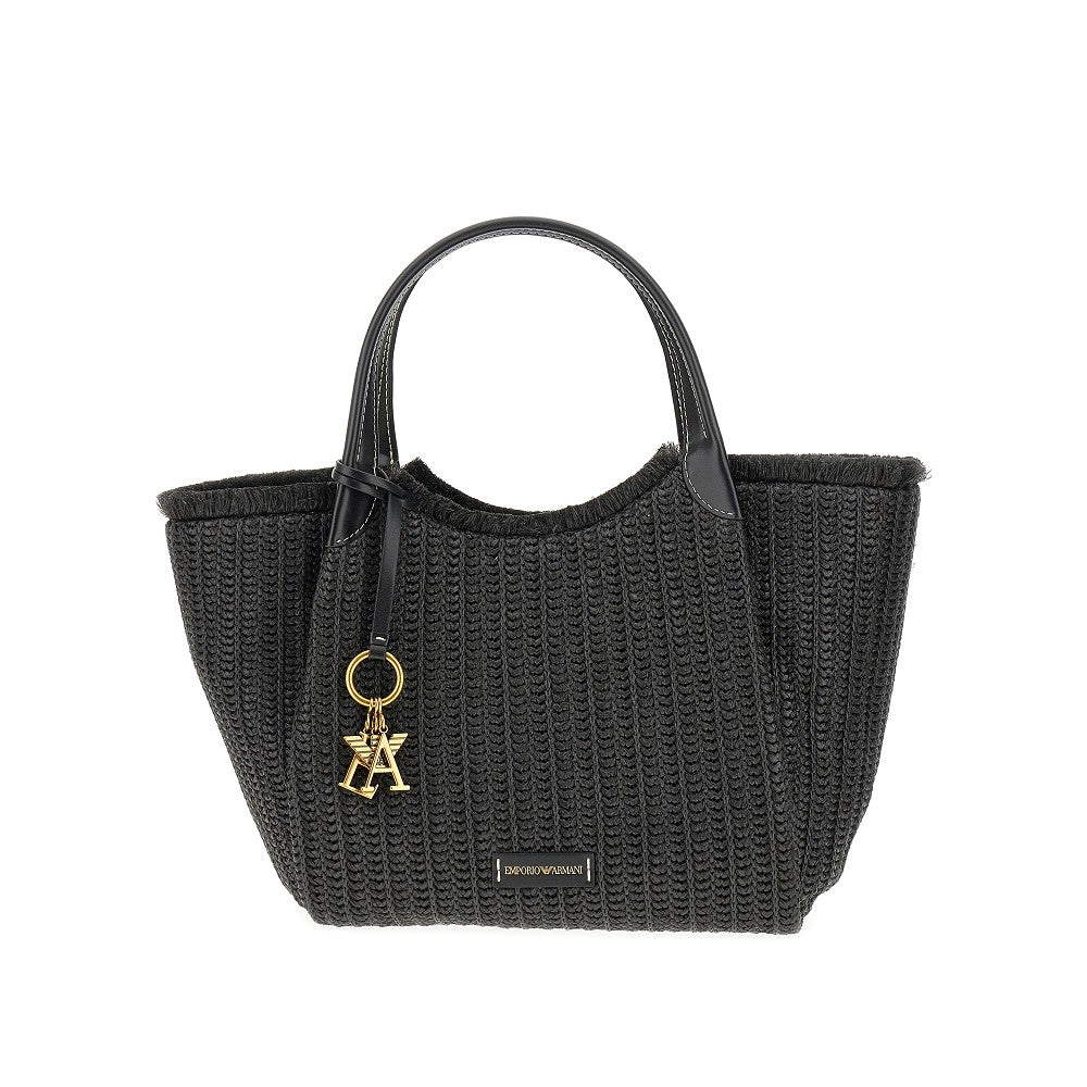 Shopper Media in simil rafia intrecciata