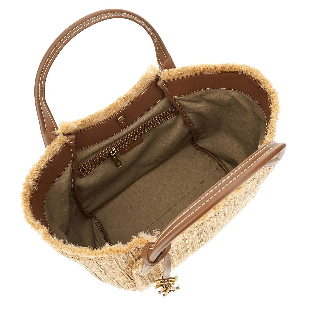 Shopper Media in simil rafia intrecciata