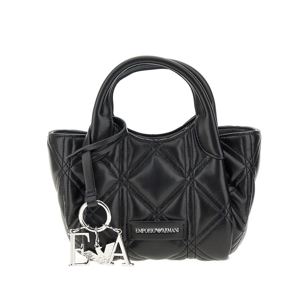Shopping bag piccola in nappa sintetica
