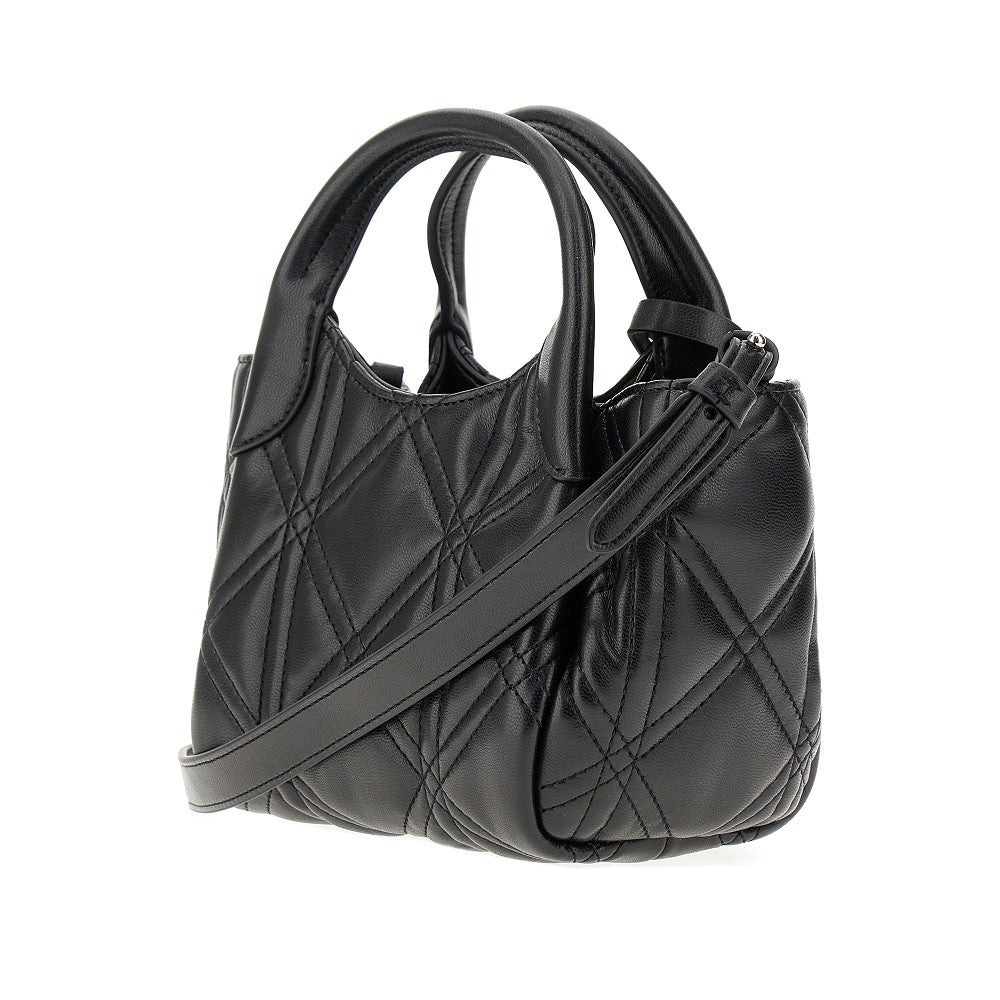 Shopping bag piccola in nappa sintetica