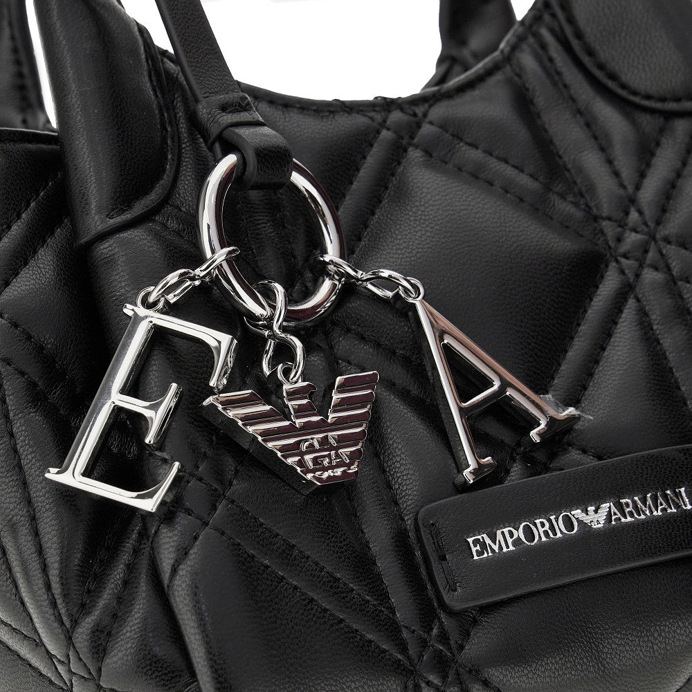 Shopping bag piccola in nappa sintetica