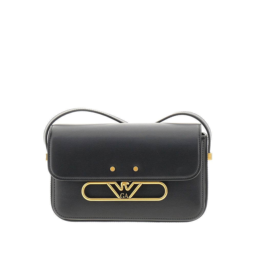 Borsa media in pelle con fibbia Aquila