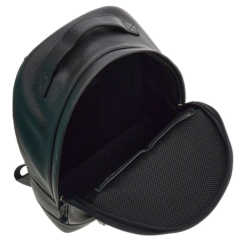 Zaino in pelle martellata