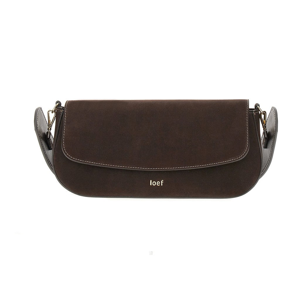 Nubuck leather 'Ele' bag