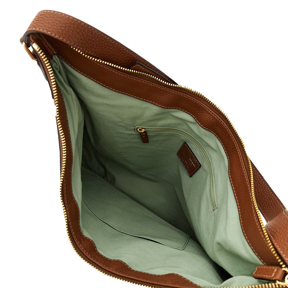 Borsa 'Maxi Lula' in rafia e pelle
