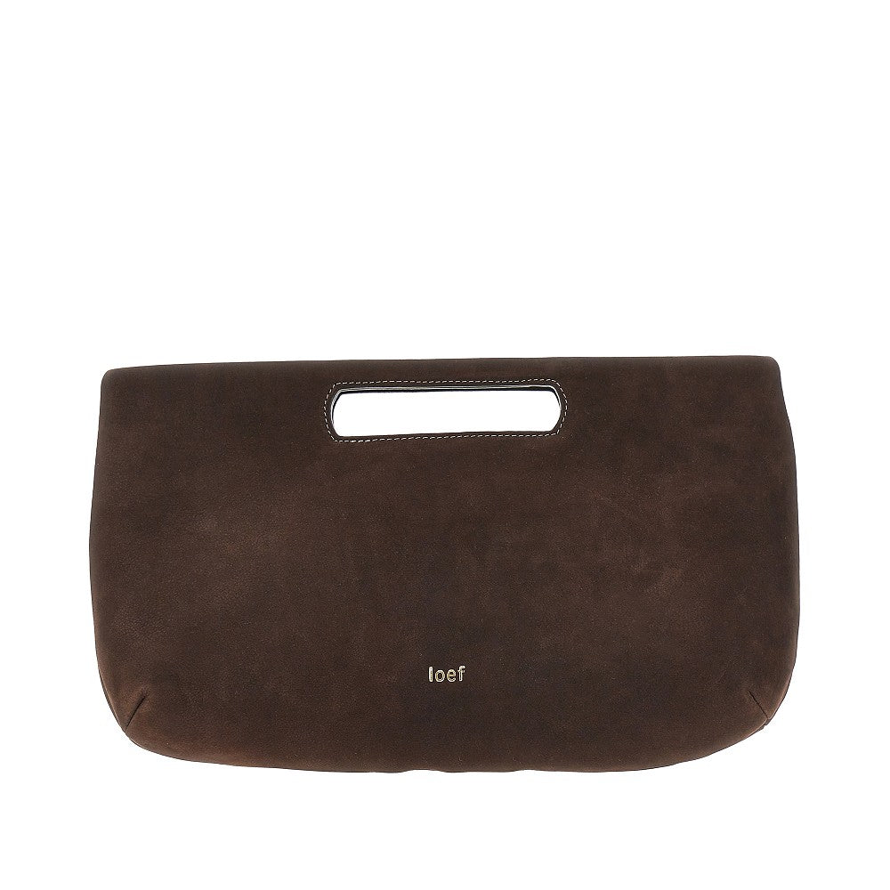 Nubuck leather 'Dalia' bag
