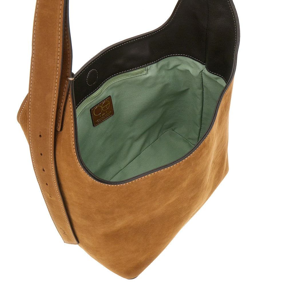 Nubuck leather 'Sienna' bag