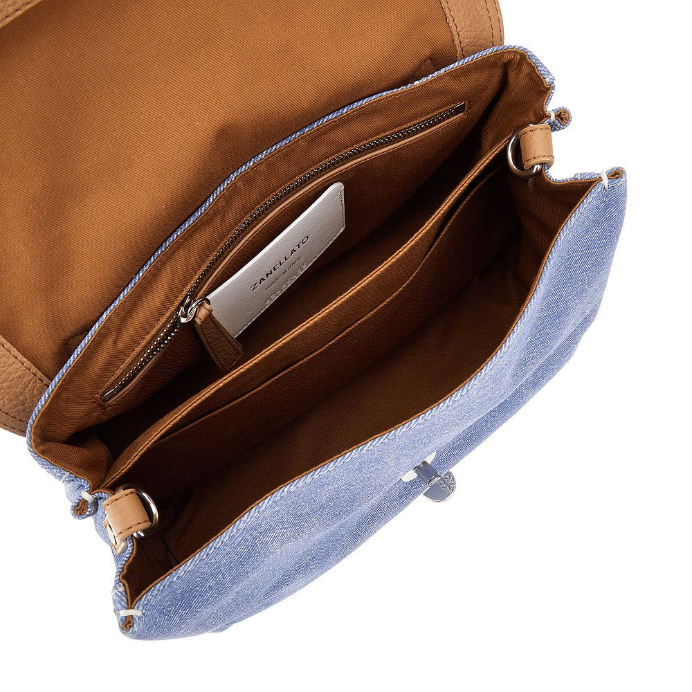 Borsa Postina Daily piccola in denim