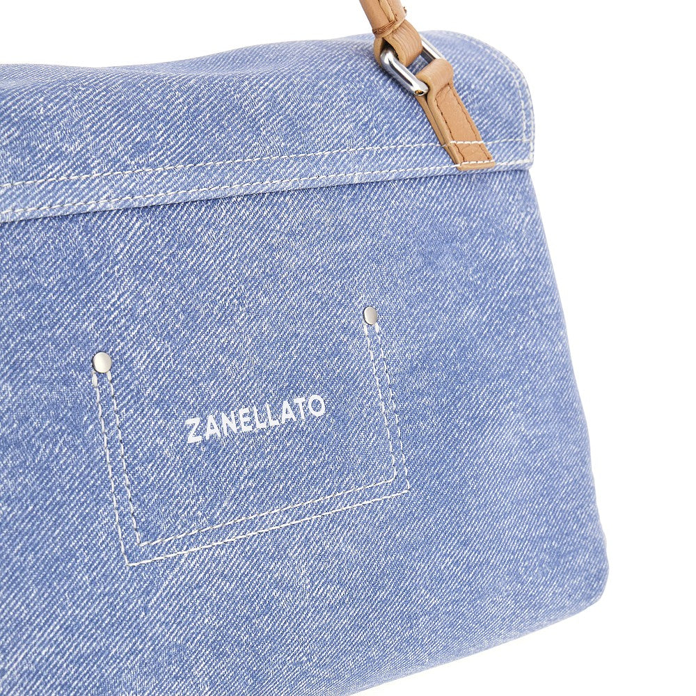 Borsa Postina Daily piccola in denim