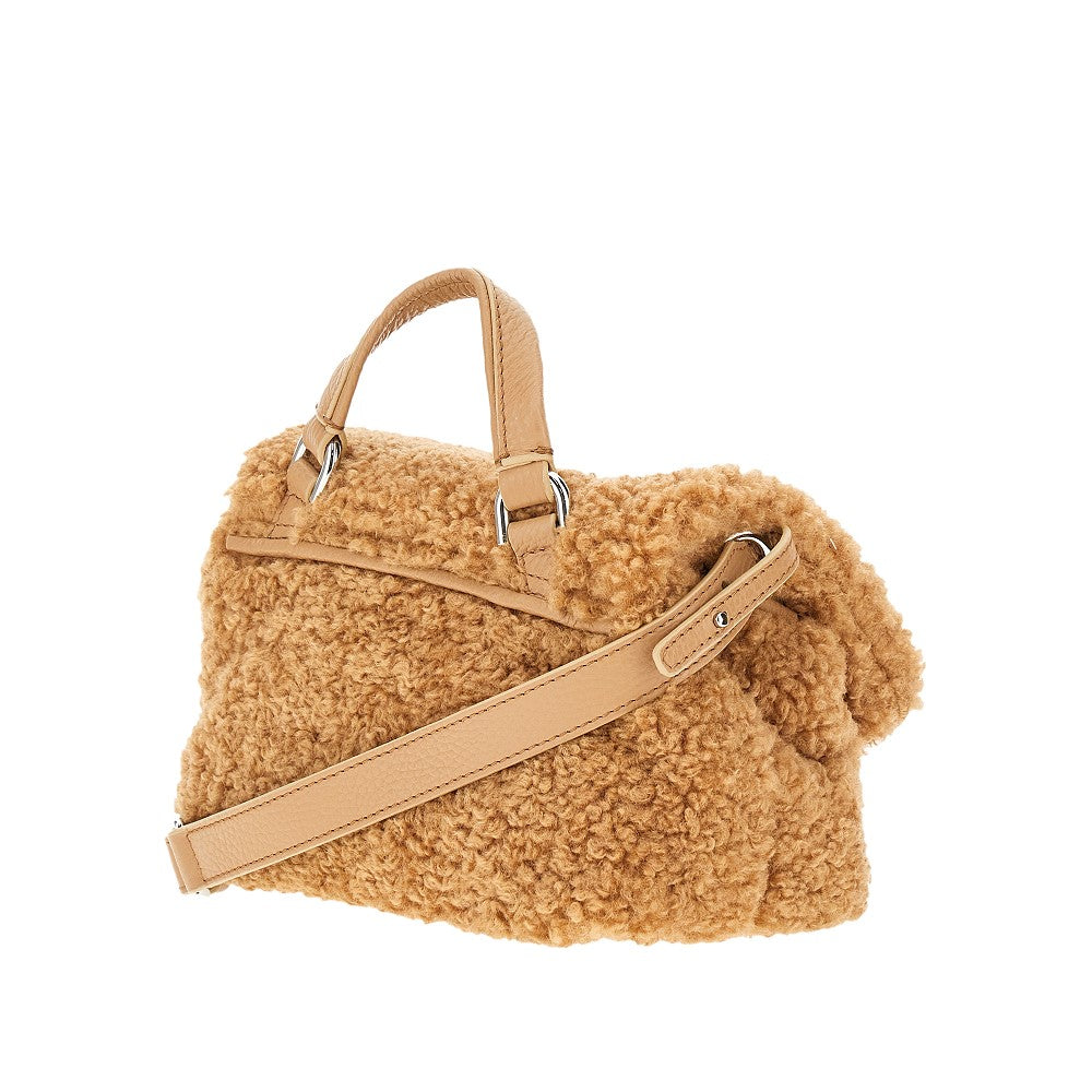 Borsa 'Postina Dolly' in tessuto Teddy