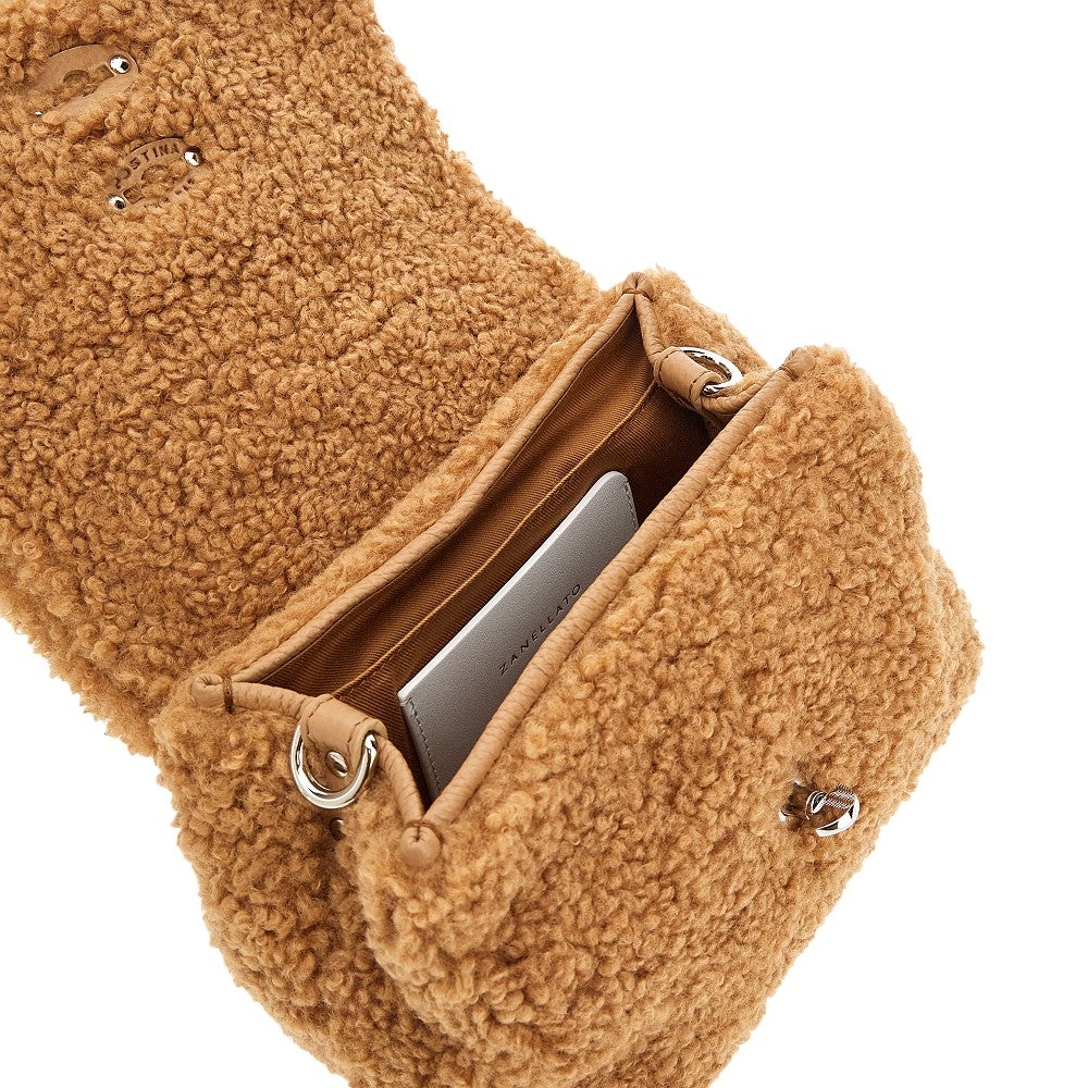Borsa 'Postina Dolly' in tessuto Teddy