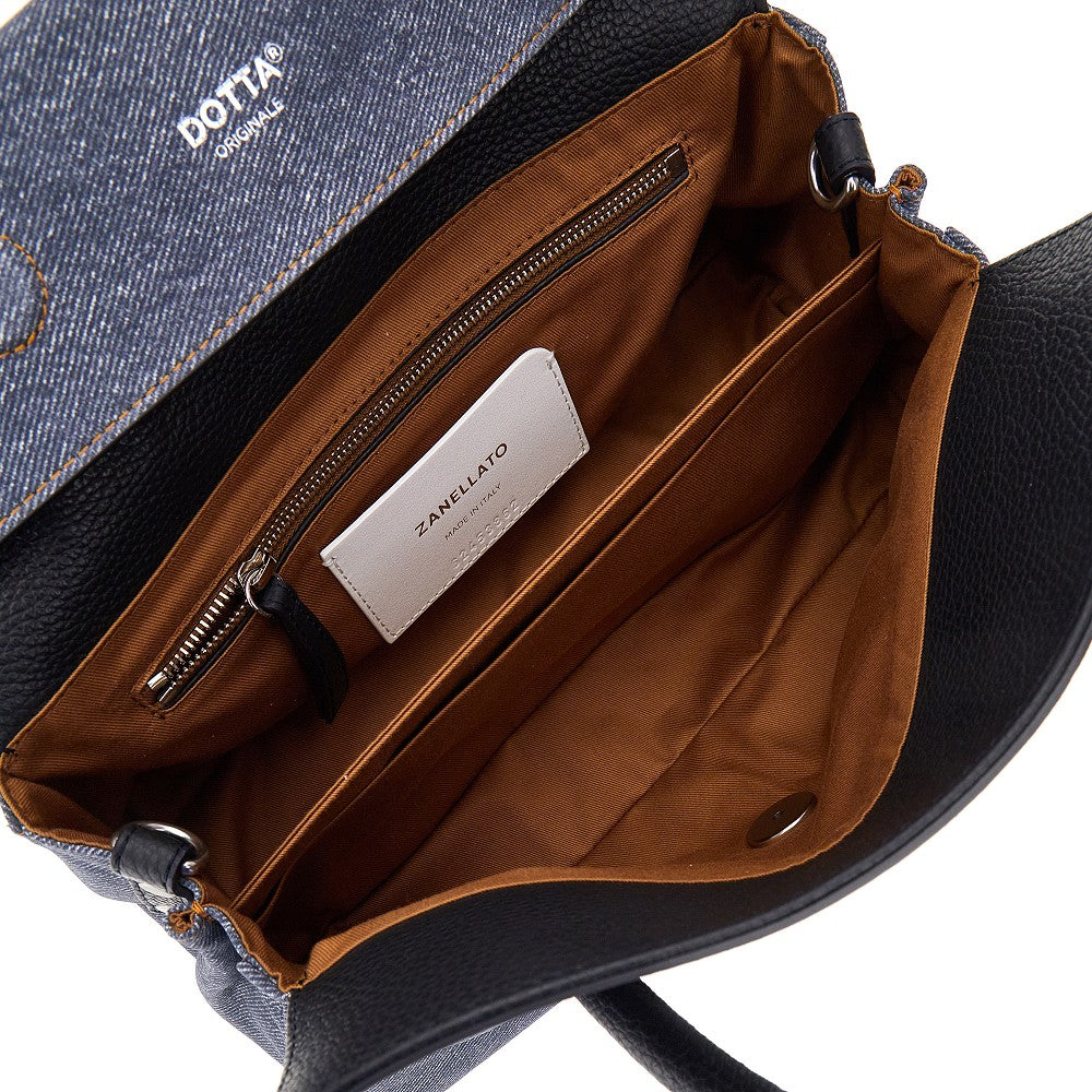 Borsa 'Dotta' piccola in denim