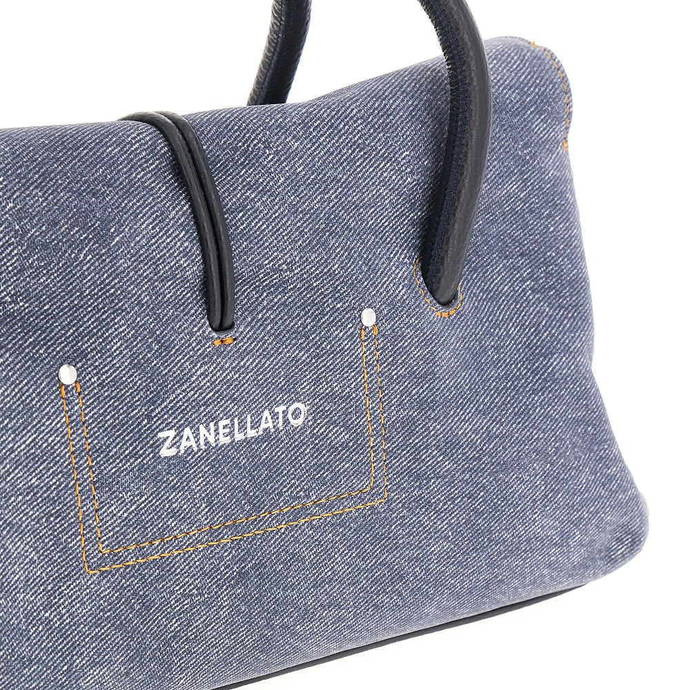 Borsa 'Dotta' piccola in denim