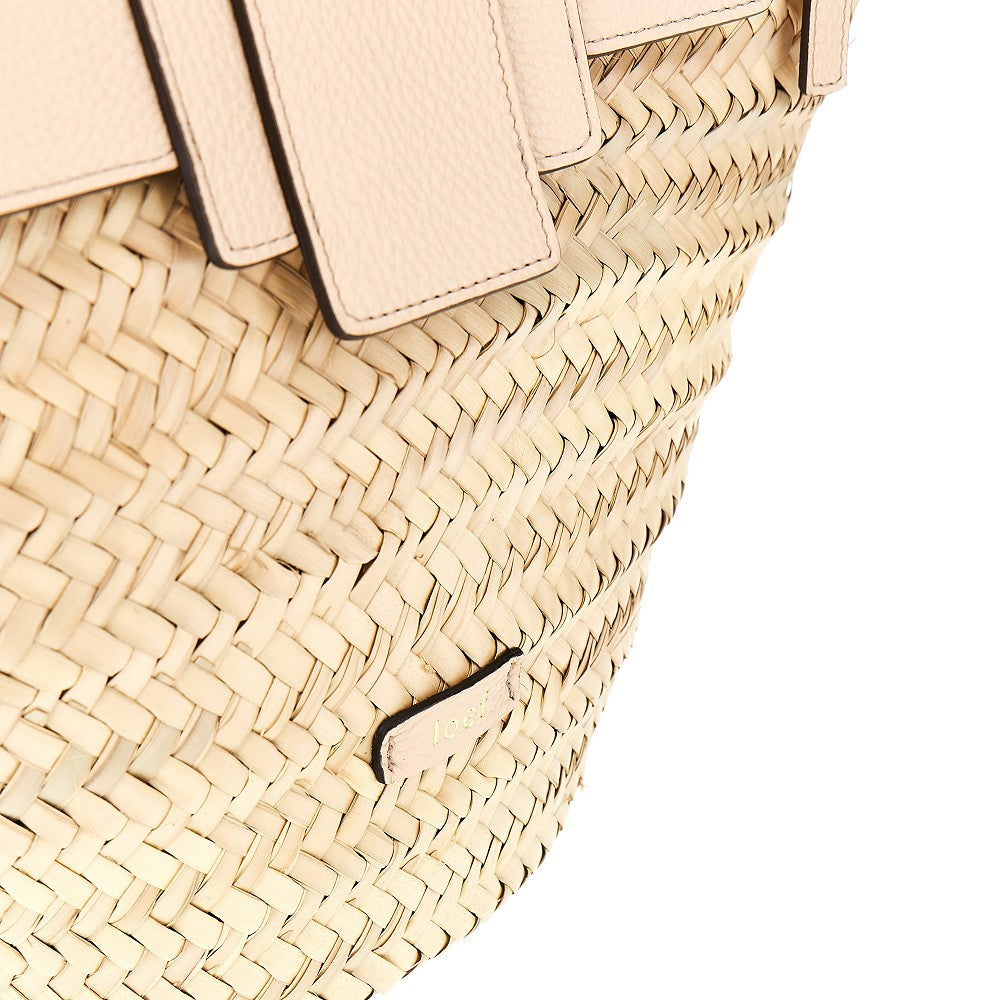 'Sunnybag' woven palm leaves basket bag