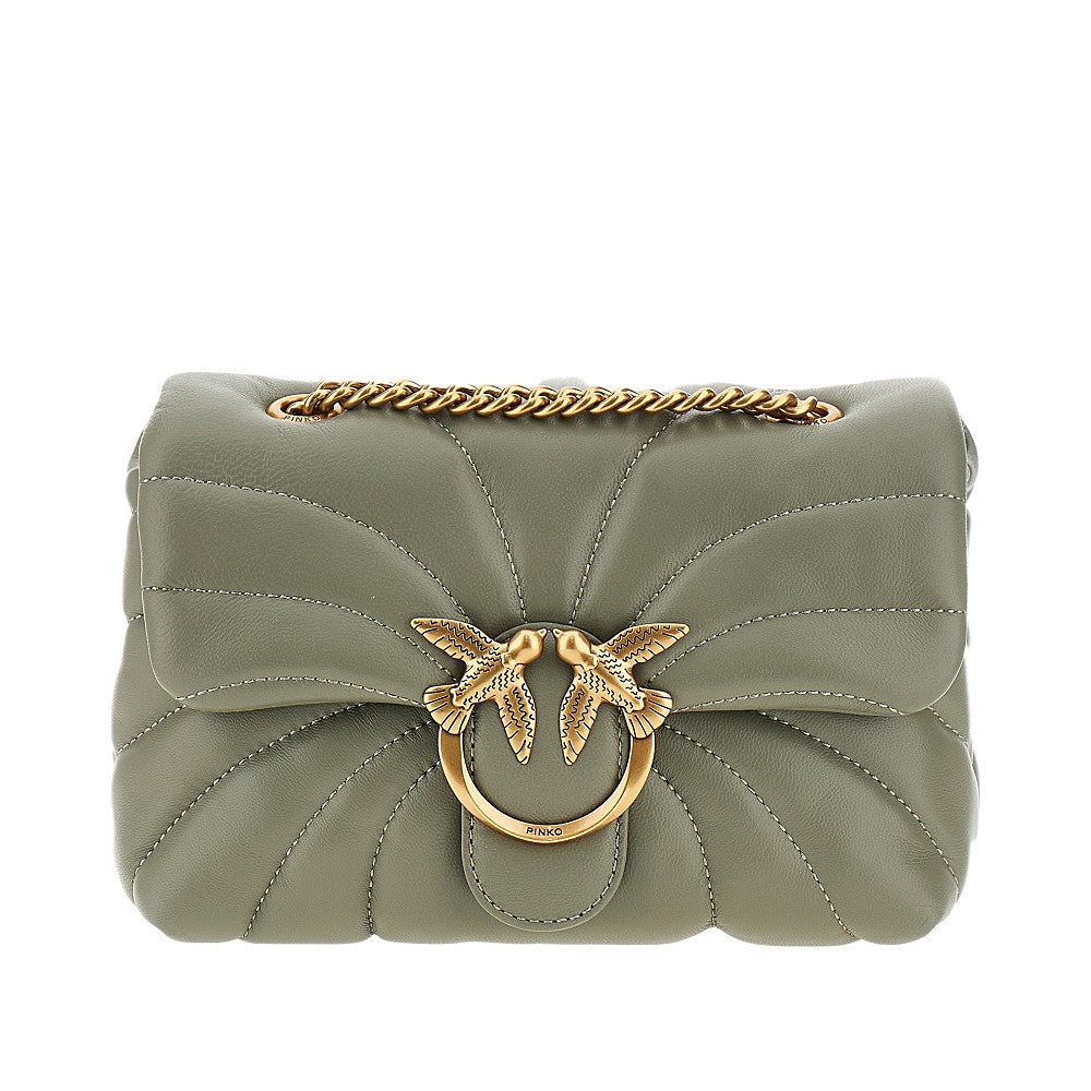Borsa Love Mini Puff in nappa trapuntata