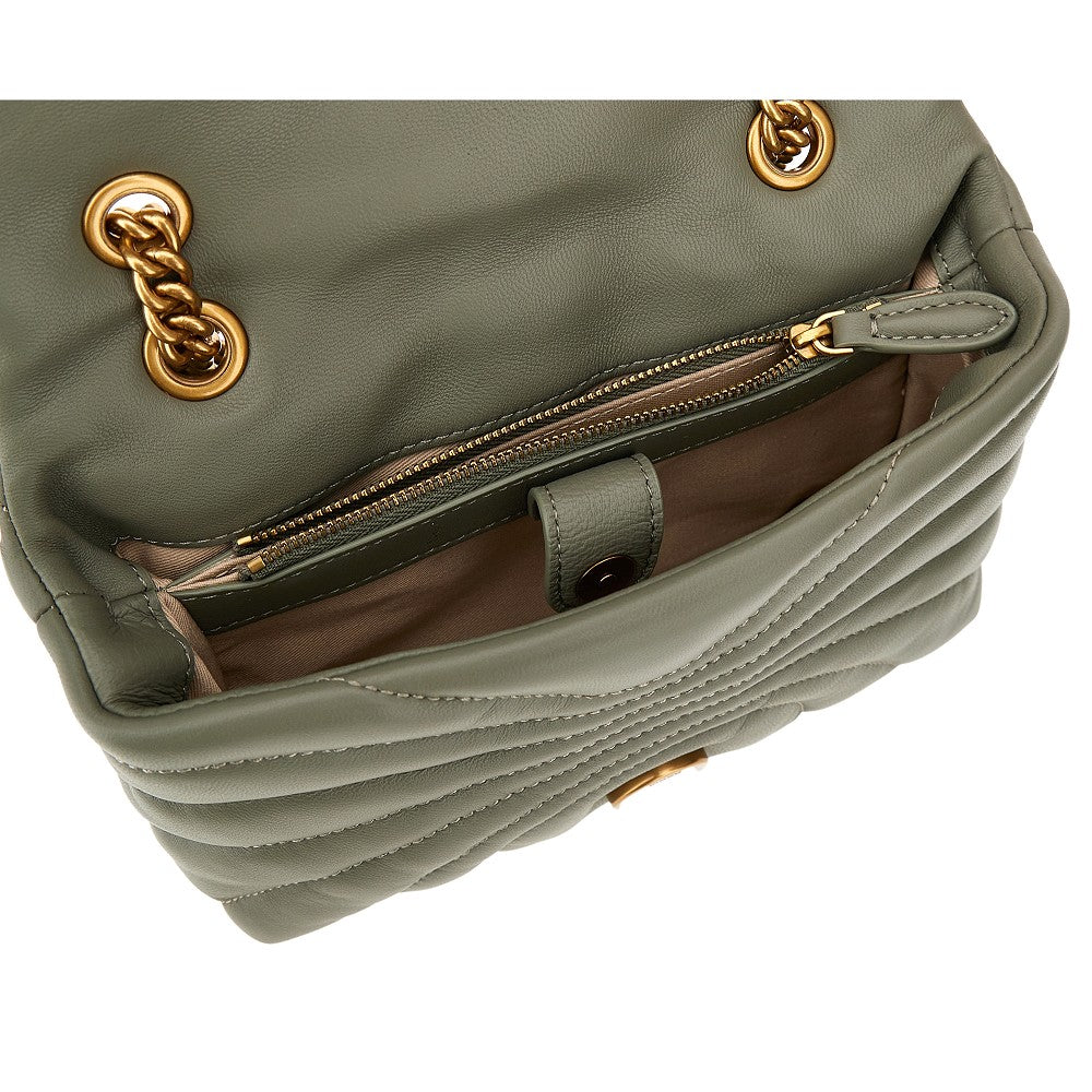 Borsa Love Mini Puff in nappa trapuntata