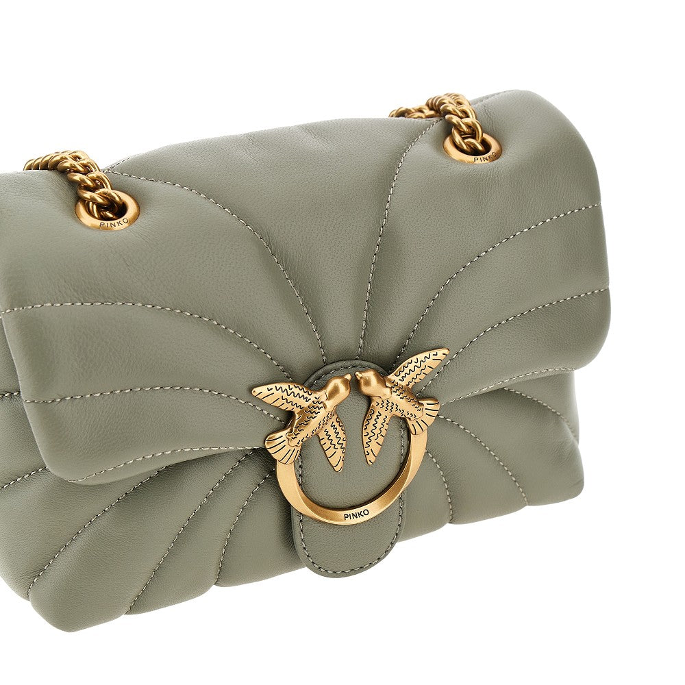 Borsa Love Mini Puff in nappa trapuntata