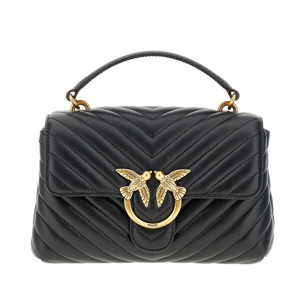 Borsa Love Lady Puff mini in nappa chevron