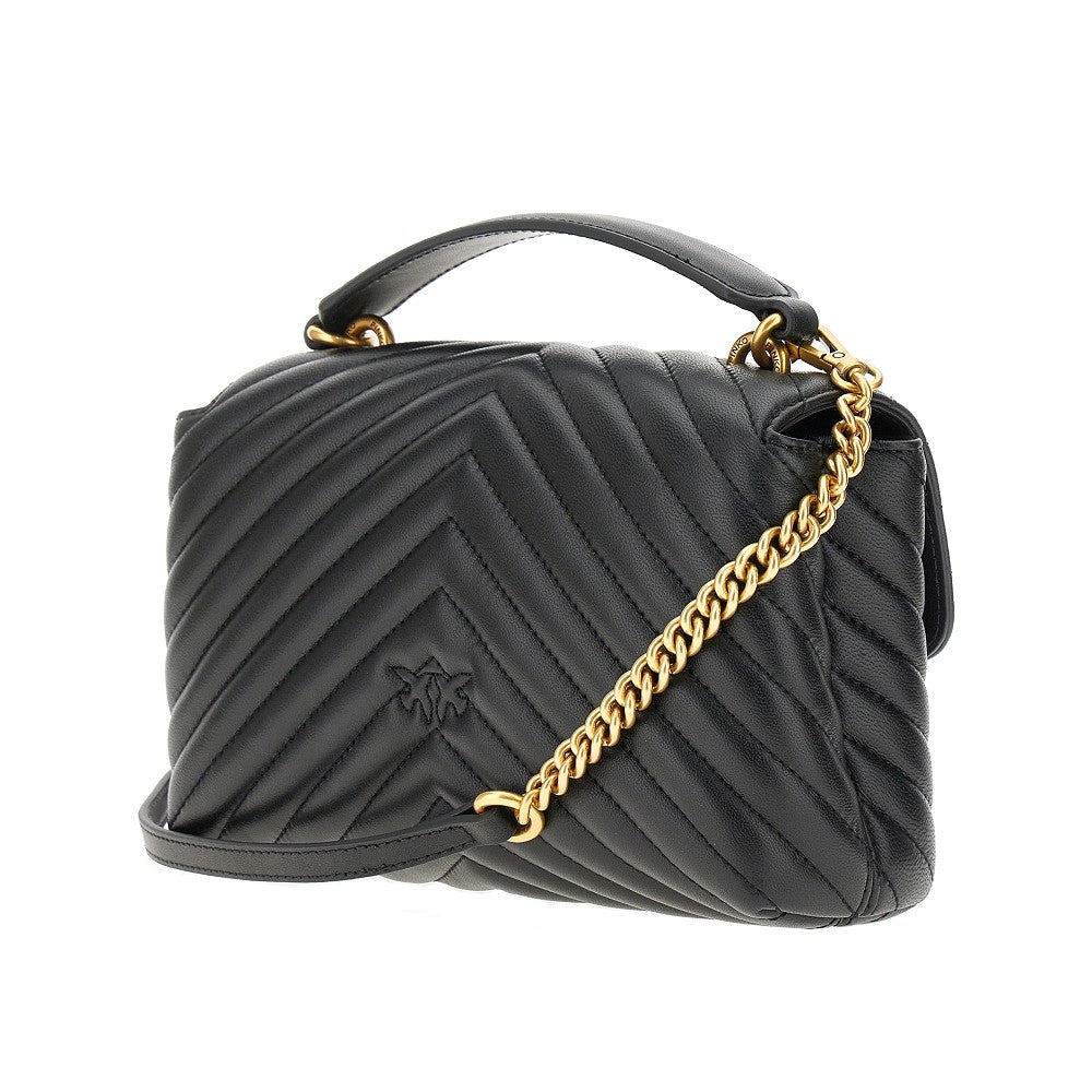 Borsa Love Lady Puff mini in nappa chevron