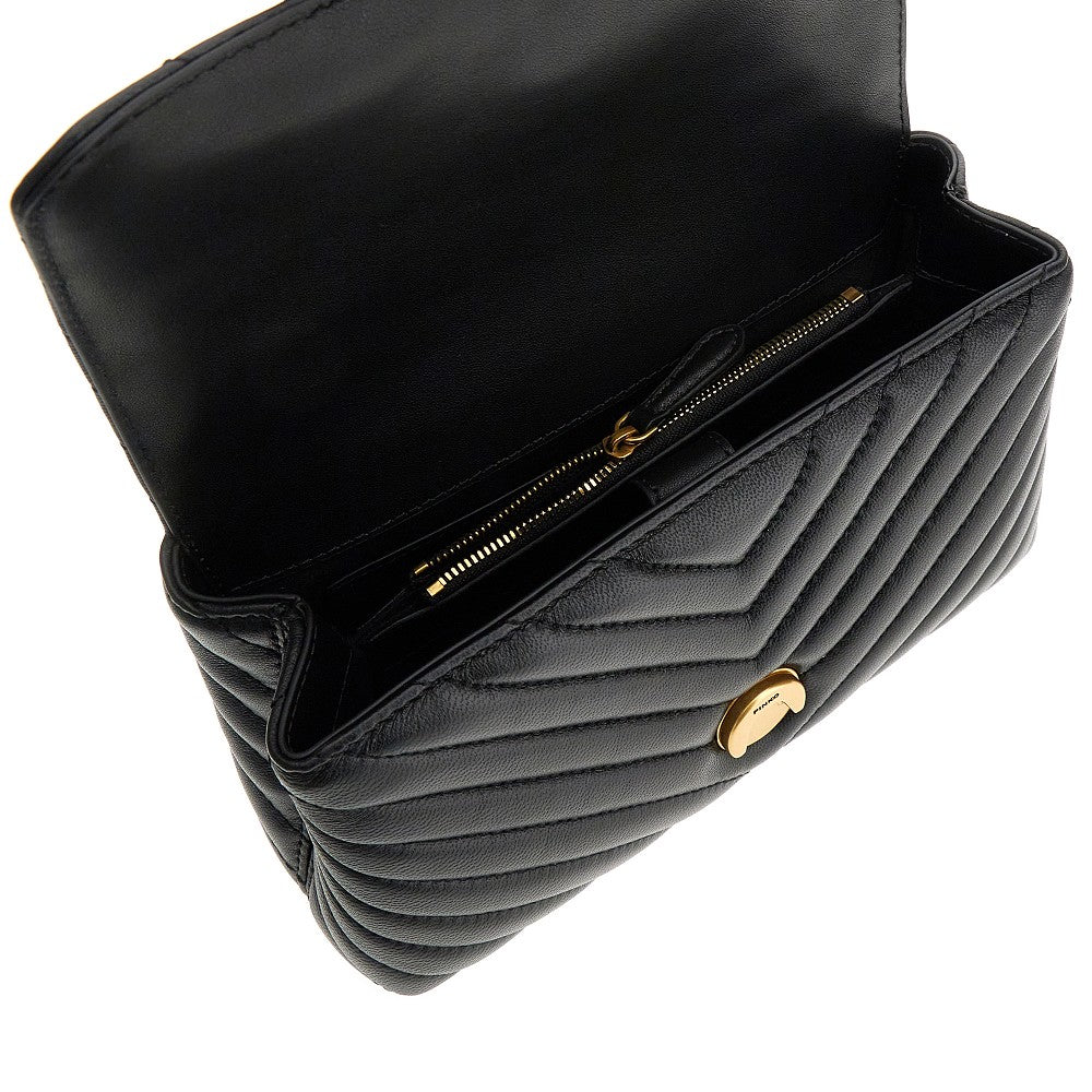 Borsa Love Lady Puff mini in nappa chevron