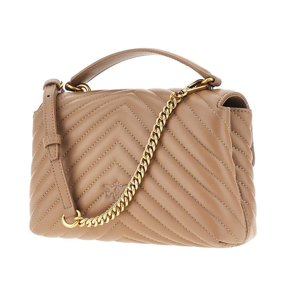 Borsa Love Lady Puff mini in nappa chevron