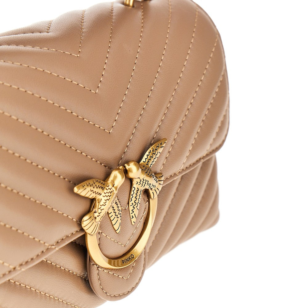 Borsa Love Lady Puff mini in nappa chevron