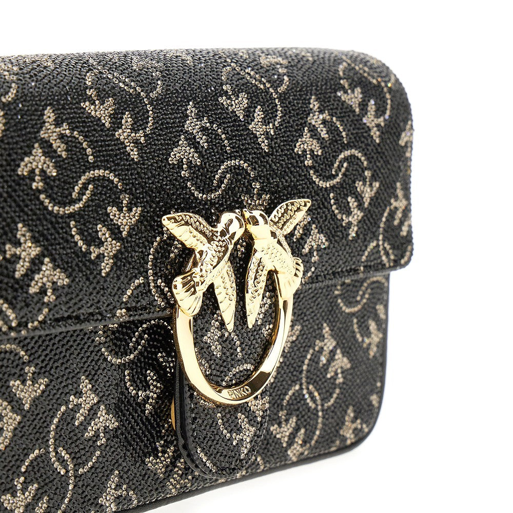 Pochette con catena Love One Pocket Strass
