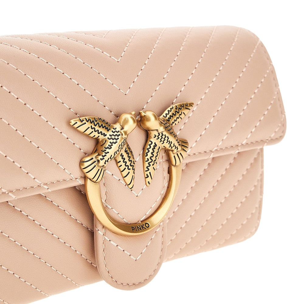 Clutch Love Bag One in nappa chevron