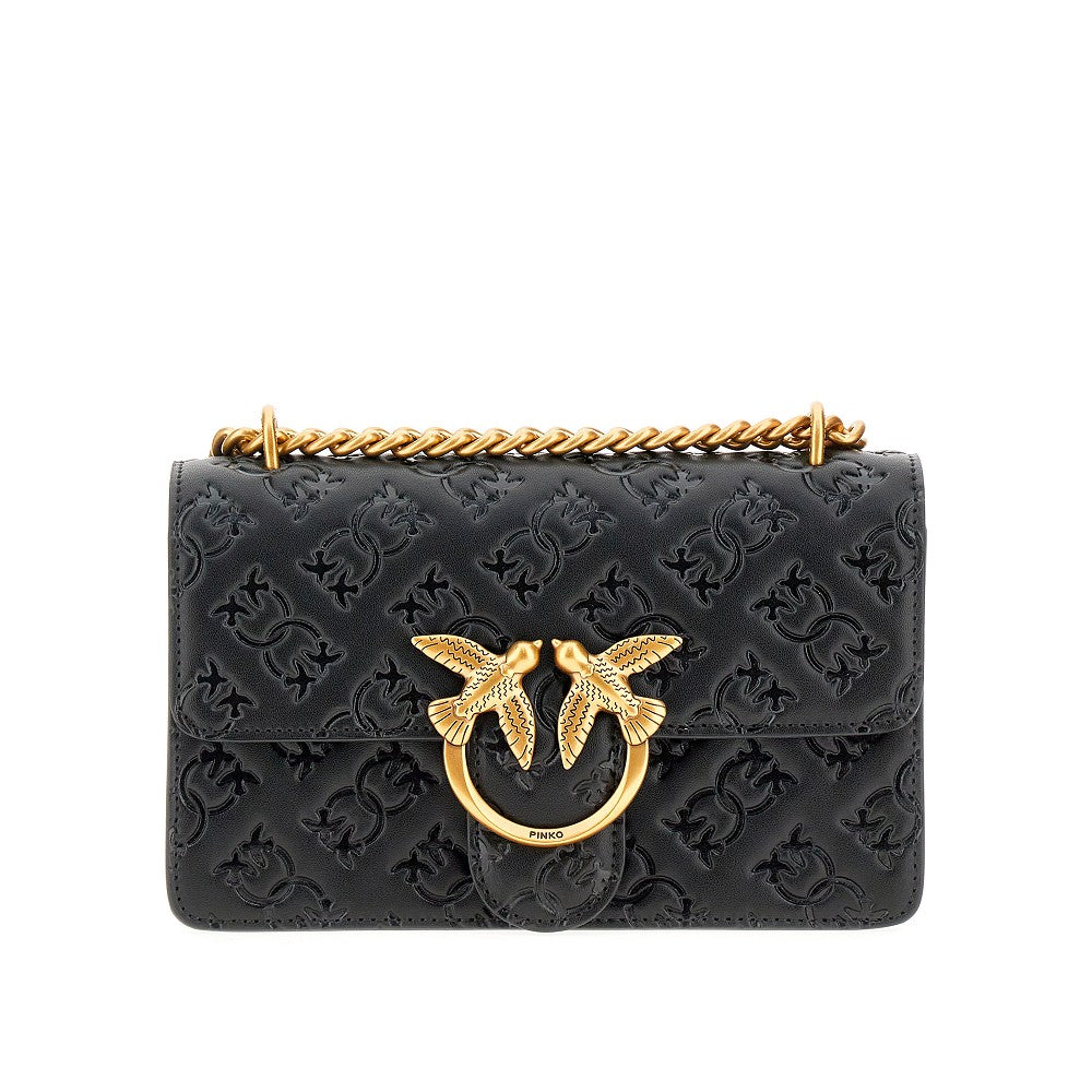 Borsa Love One mini in pelle imprimé
