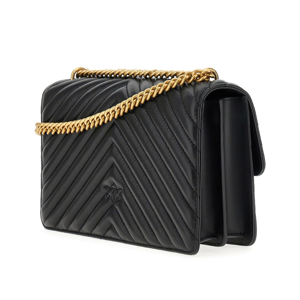 Chevron leather 'Love One Classic' bag