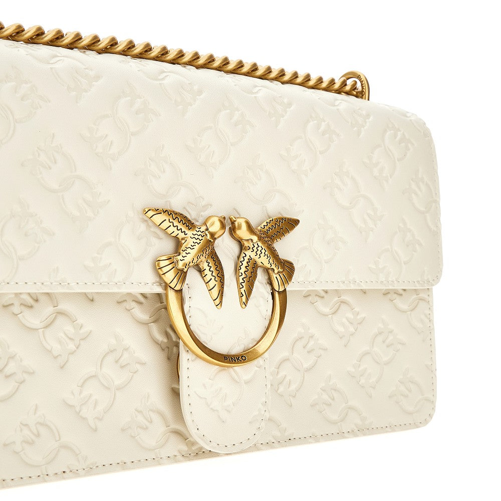 Borsa 'Love One Classic' in pelle imprimé