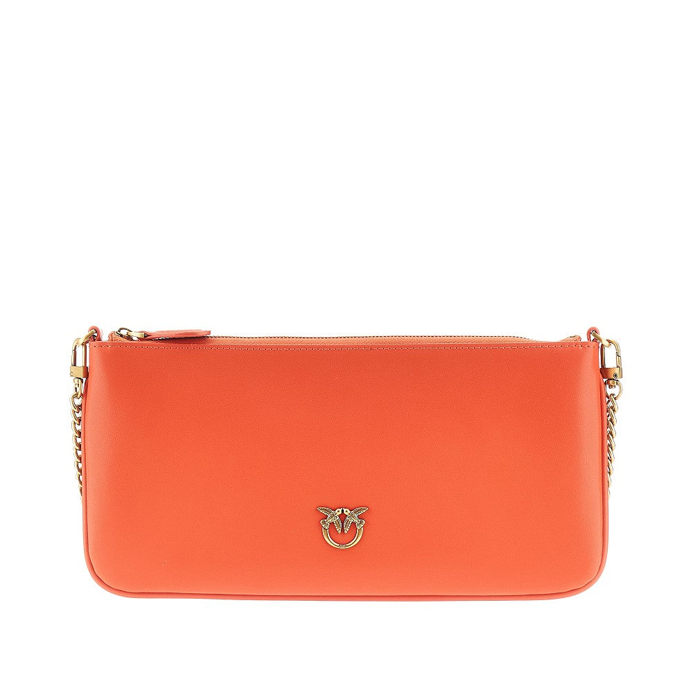 Pochette in pelle con catena