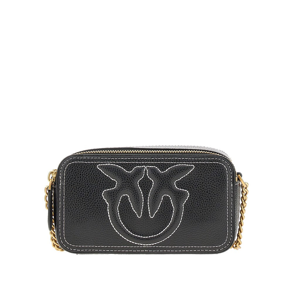 Grained leather 'Carrie' camera bag