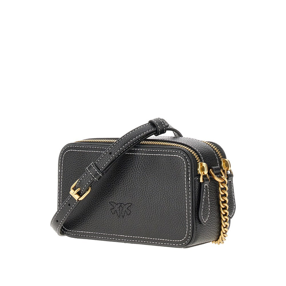 Borsa a tracolla 'Carrie' in pelle bottalata