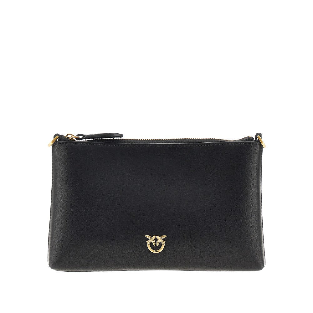Pochette in pelle con tracolla