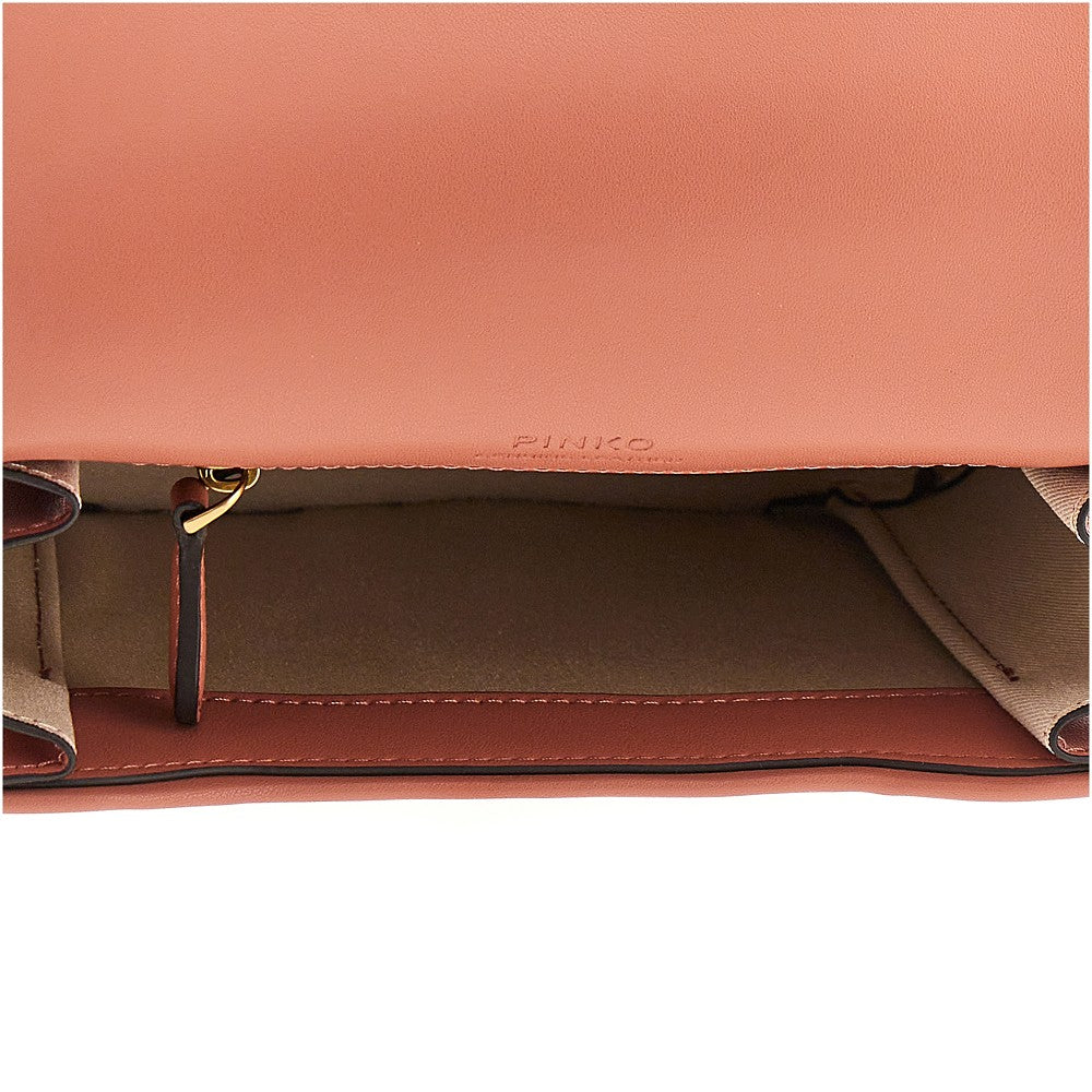 Leather 'Love Box' mini shoulder bag