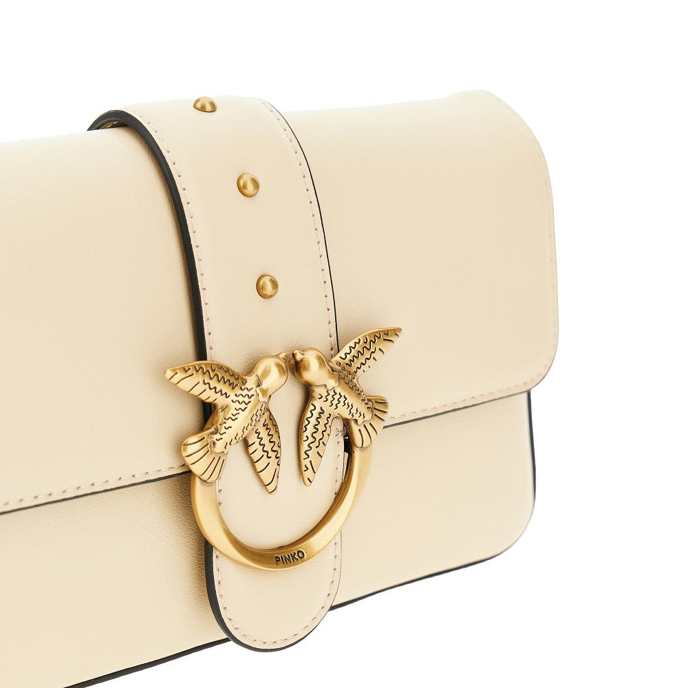 Leather mini Love One bag