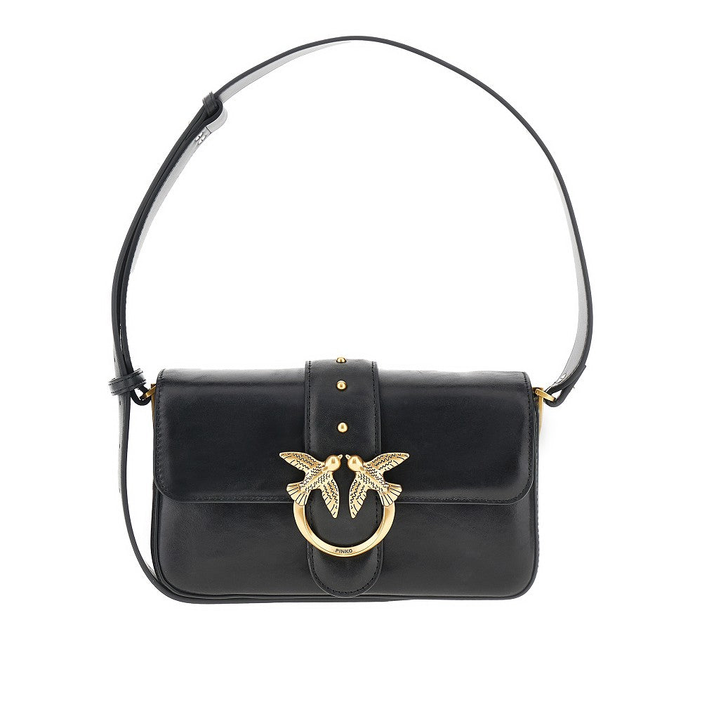 Borsa Love One mini in pelle lavata